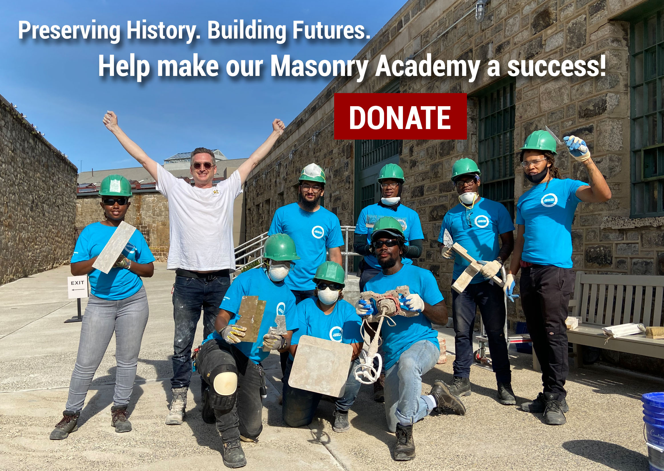Help make our Masonry Academy a success! Donate now.