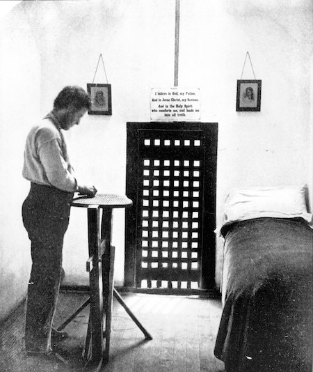 Inmate Caning Chair, From Brief Sketch of the Origin and History of the State Penitentiary for the Eastern District of Pennsylvania at Philadelphia