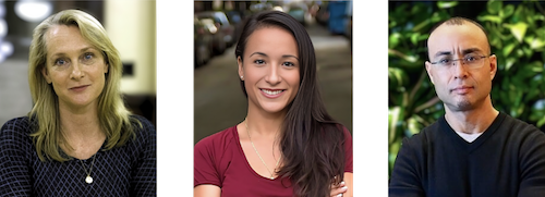 headshots of the speakers