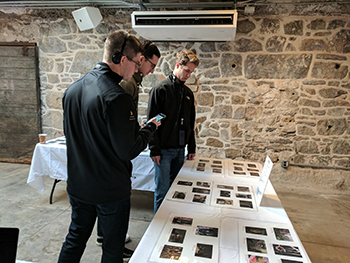 Visitors voting for their favorite photographs at the 2017 Members Photo Contest